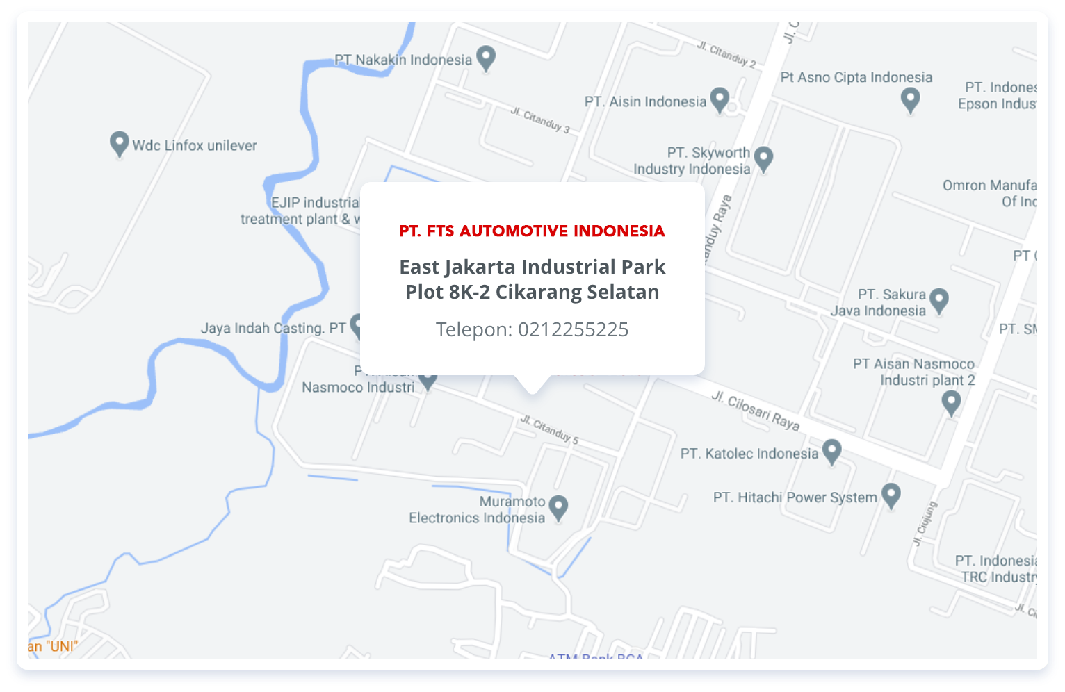 PT FTS Location